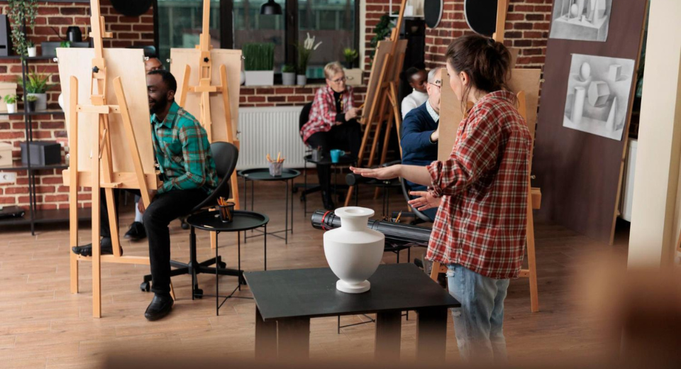 Corporate Art Workshop Entkorkte Kunst