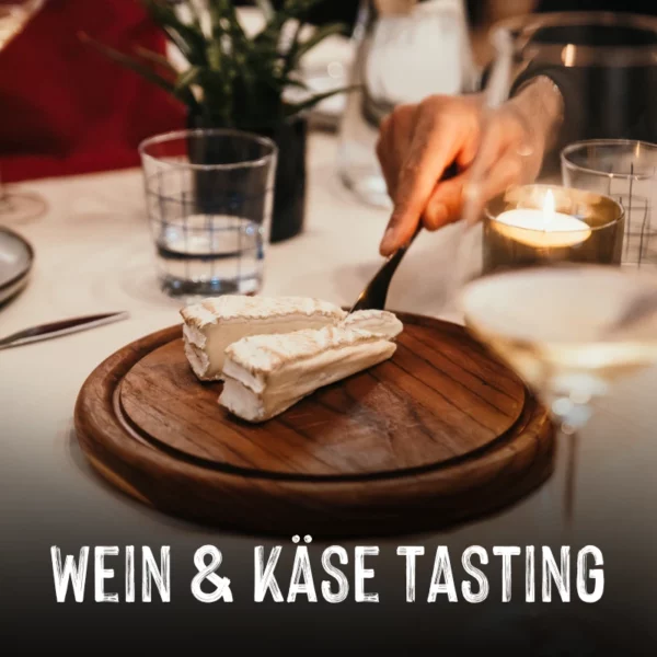 Wein und Käse Tasting bei Entkorkte Kunst in Frankfurt, München & Hamburg