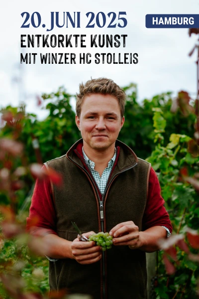 Entkorkte Kunst auf dem Weingut Hiestand in Guntersblum